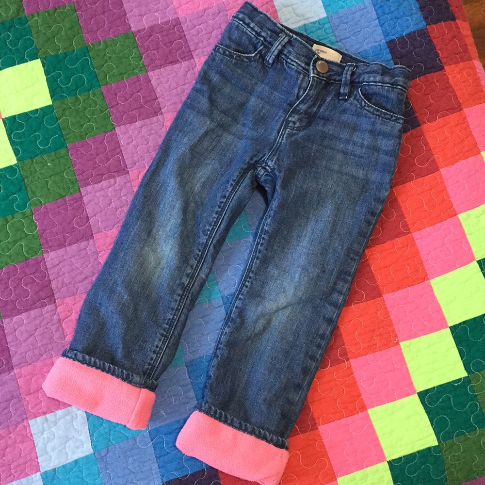 Baby Gap Girls Fleece Lined Jeans 3t